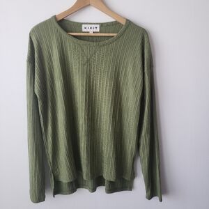 Kiki‎ forest green pajama top size L